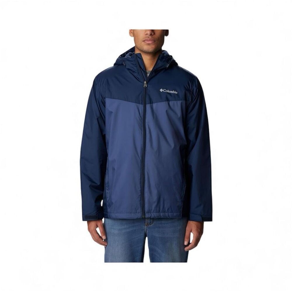 Columbia Men’s Glennaker Sherpa Lined Rain Jacket, Waterproof size Small